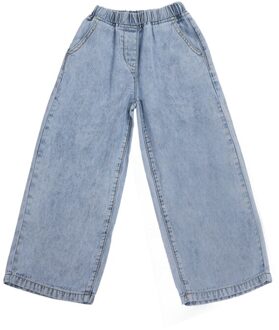 Lente Meisjes Mode Denim Broek Kids Wijde Pijpen Trosuers Meisjes Jeans 2T