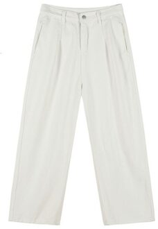Lente Wijde Broek Mannen Mode Witte Casual Broek Mannen Streetwear Koreaanse Losse Hip-Hop Straight-been Broek Heren Broek Xxl