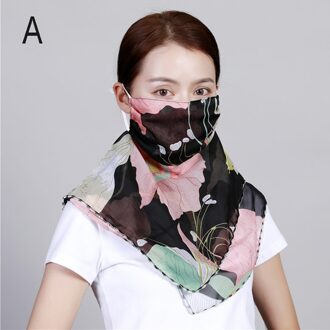 Lente Zomer Chiffon Sjaals Hals Kraag Sjaal Vrouwen Hoofd Dunne Zonnebrandcrème Verscheidenheid Kleine Zijden Sjaal Multifunctionele Wraps Hoofdband