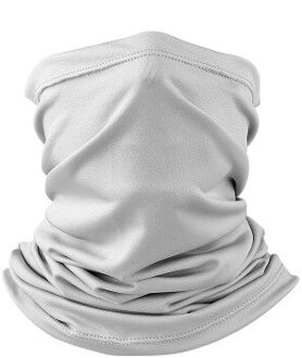 Lente Zomer Fietsen Gezichtsmasker Ademend Uv Bescherming Sport Hoofddeksels Fiets Hoofdband Effen Kleur Camouflage Fiets Sjaal Grijs