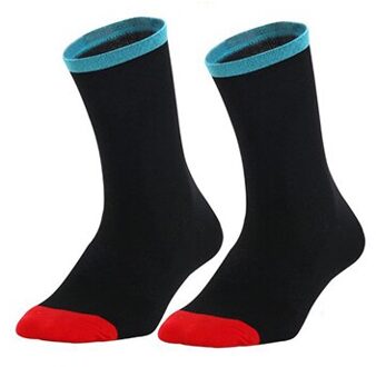 Lente Zomer Fietsen Sokken Professionele Running Compressie Sport Sokken Slijtvast Deodorant Zweet Sokken QTW013 zwart