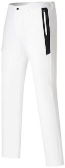 Lente Zomer Mannen Golf Broek Mode Sport Casual Broek Golf Kleding 38 / wit