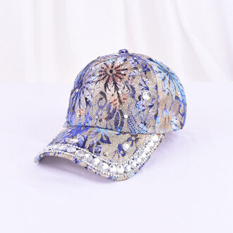Lente Zomer Vrouw Meisje Zonnehoed Strass Parel Baseball Hoed Kleurrijke Snapback Cap Cool Ster Hoed 11