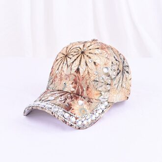 Lente Zomer Vrouw Meisje Zonnehoed Strass Parel Baseball Hoed Kleurrijke Snapback Cap Cool Ster Hoed 14