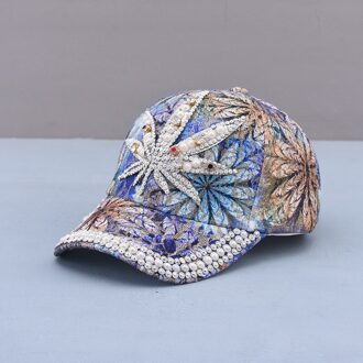 Lente Zomer Vrouw Meisje Zonnehoed Strass Parel Baseball Hoed Kleurrijke Snapback Cap Cool Ster Hoed 5
