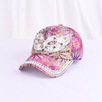 Lente Zomer Vrouw Meisje Zonnehoed Strass Parel Baseball Hoed Kleurrijke Snapback Cap Cool Ster Hoed 9