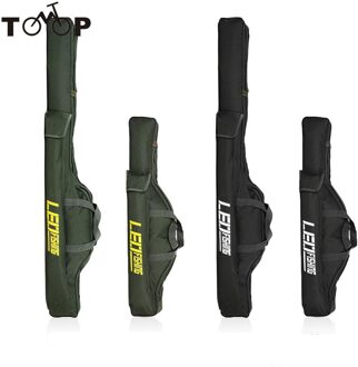 Leo 100Cm/150Cm Vissen Zakken Draagbare Vouwen Hengel Carrier Canvas Hengel Gereedschappen Opbergtas Case vistuig Pakken groen 100cm