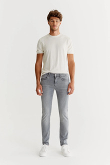 Leo heren slim-fit jeans light grey Grijs - 28-32