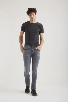 Leo heren slim-fit jeans smoke grey Grijs - 29-34
