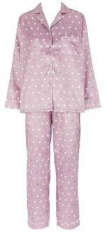 Leo Sateen Pyjamas Lila - Small,Medium,X-Large
