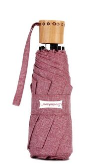 Leodauknow Mini Pocket Paraplu Vrouwen UV Kleine Paraplu Regen Vrouwen Waterdichte Mannen Parasol Handig Meisjes Reizen Parapluie B