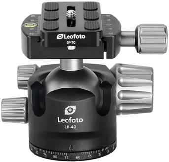 Leofoto Leofoto Ballhead LH-40 + Release Plate QP-70 -NIEUW