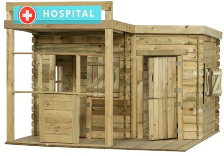 Leon 4-in-1 - Speelhuisje - Blank