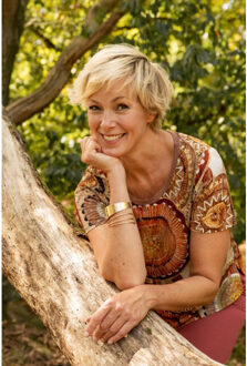 Leona shirt - maat L Bruin