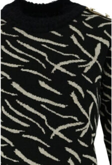 Leona trui rh - maat L Zwart