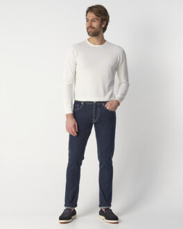 Leonardo blue rinse jeans Blauw - 35