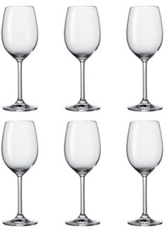 Leonardo Daily Witte Wijnglas 0,37 L - 6 st. Transparant