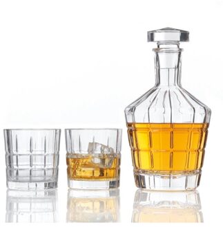 Leonardo Spiritii Whiskeyset 3-delig Transparant