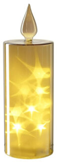 Leonardo Stella Kaarslamp met ledverlichting goud 27 cm
