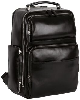Leonhard Heyden Cambridge Business Backpack black backpack Zwart - H 42 x B 33 x D 17