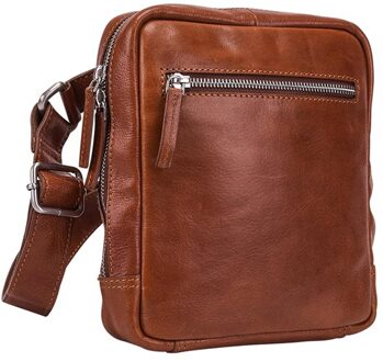 Leonhard Heyden Cambridge crossbody S 8 inch - Cognac