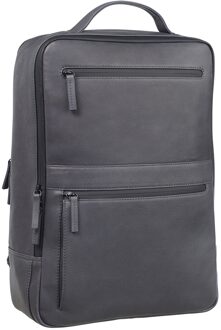 Leonhard Heyden Den Haag Backpack grey backpack Grijs - H 44 x B 34 x D 13