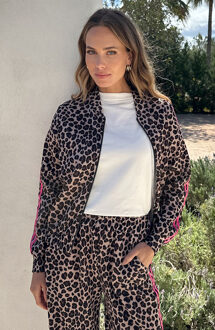 Leopard Bies Bomber Pink Bruin