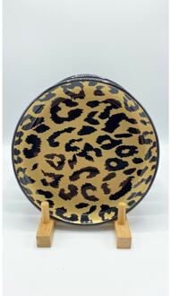 Leopard Pattern Cake Dessert Cake Pastry Cookies Plate 6 Pcs