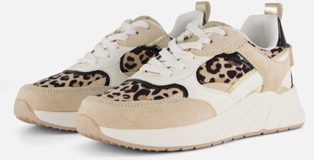 Leopard Sneakers beige Textiel - 37
