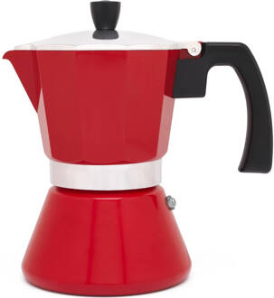 Leopold Vienna Espressomaker Tivoli 6-kops rood