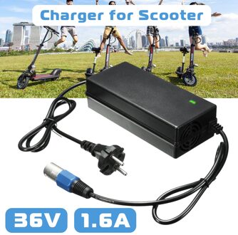 LEORY 36 Volt 36 V 1.6A 3 Mannelijke Connector Lood-zuur Elektrische Batterij Oplader Voor Scooter Bike IZIP I-750 I-1000 sereno eZip 1000