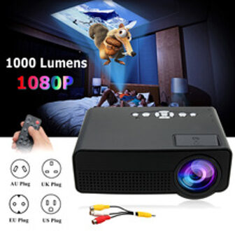 LEORY Draagbare 7000 Lumen HD 1080P 3D Multimedia Projector LED Home Theater HDMI USB Home Theatre-systeem
