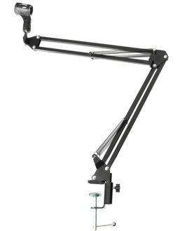 LEORY Verstelbare Opname Microfoon Stand Houder Clip Mic Suspension Boom Tafel Beugel Met Shock Mount