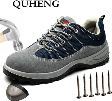 LEOSOXS Plus Size Men's Winter Steel Toe Cap Protective Work Shoes Construction Safety Steel Mid Sole Sneakers Free Shipping