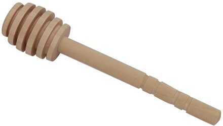 Lepel Honing Dipper Lange Handvat Keuken Gereedschap Roer Bar Spiraal Honing Stok Houten Mengen Praktische 1