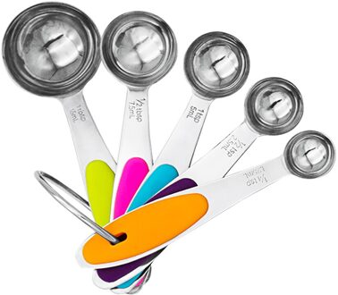 Lepel Maatlepel Kruiden Lepel Bakken Tools Nauwkeurige Weegschalen Duurzaam 5 Delige Set Rvs
