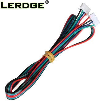 Lerdge 3D Printer Motor Cable Connector 4pcs/lot DuPont line XH2.54 4pin to XH2.0 6pin White Terminal 4pin Stepper Motor Cables