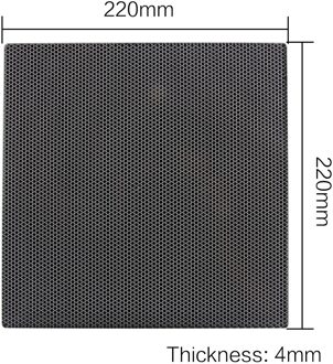 Lerdge 3D Printer Onderdelen Ultrabase Verwarmd Bed Verwarming Borosilicaatglas Platform Plaat Broeinest 310*4Mm 220Mm bed 220x220x4mm