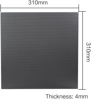 Lerdge 3D Printer Onderdelen Ultrabase Verwarmd Bed Verwarming Borosilicaatglas Platform Plaat Broeinest 310*4Mm 220Mm bed 310x310x4mm