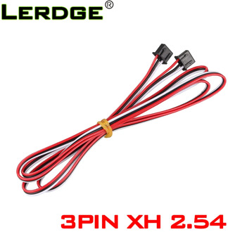 LERDGE 3d printer parts 3pin XH2.54 Connection line 1M Wire set and 2M Length cable 1pcs