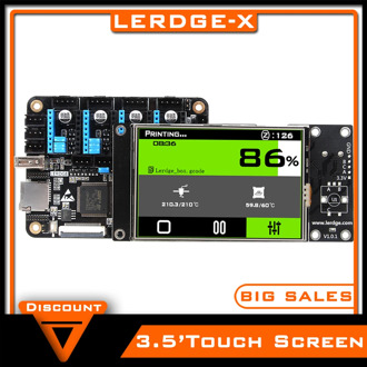 LERDGE-X 3D Printer Board 32bit for control board parts motherboard with STM32 ARM 32 Bit Mainboard tmc2208 lv8729 TMC2209