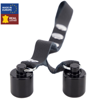 Leren Ballenrek Gewichten 2 x 50 gr - Zwart