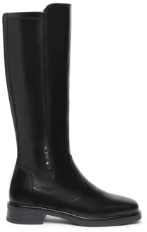 Leren dameslaarzen met zijrits Nerogiardini , Black , Dames - 36 Eu,37 Eu,40 Eu,38 Eu,35 Eu,39 EU