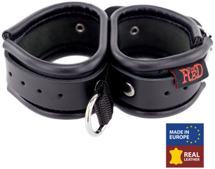 Leren Dubbele Handboeien - Zwart