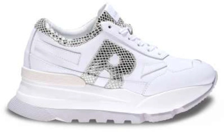 Leren Glitter Sneakers Wit Zilver Rucoline , White , Dames - 40 Eu,39 Eu,35 Eu,38 Eu,36 EU