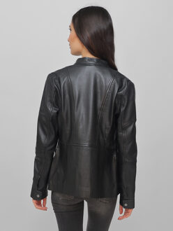 leren jas 31023628 - maat Zwart