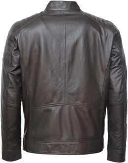 leren jas 31023636 - maat Donker Bruin