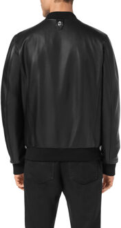 Leren Jas - maat 3XL Zwart