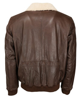 leren jas TG20193144 Bruin