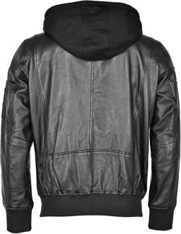 leren jas TG20212111 - maat 2XL Zwart